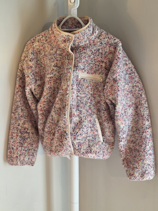 aerie Jackets & Blazers - aerie Offline Multicolor Sherpa Puffer Jacket